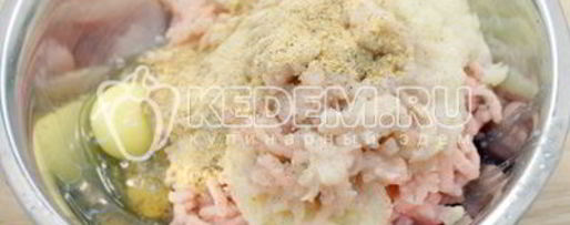 Шаг 2: зраз из куриного фарша