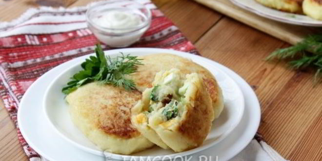 Рецепт зраз картофельных с яйцом и луком