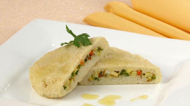 Рецепт Зраз манных с омлетом и морковью