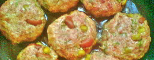 Шаг 1: зраз мясных с бобовыми