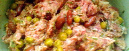 Шаг 2: зраз мясных с бобовыми