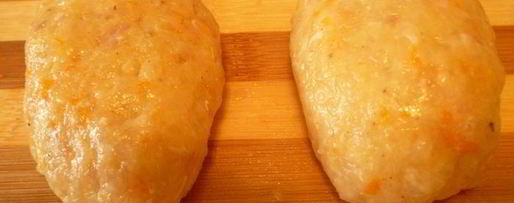 Шаг 5: зраз рыбных с баклажанами