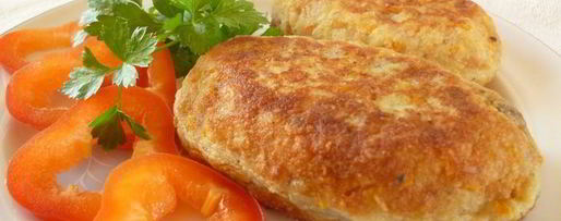 Шаг 6: зраз рыбных с баклажанами