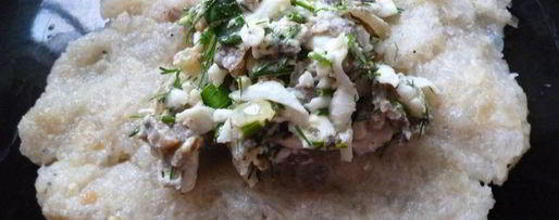 Шаг 3: зраз рыбных с яично-грибной начинкой