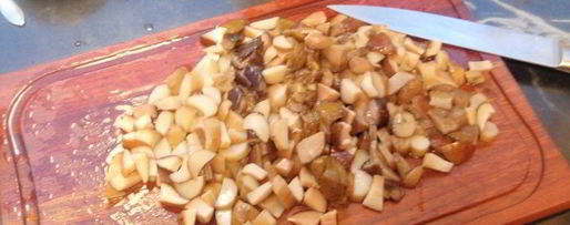 Шаг 1: зраз с лесными грибами под соусом