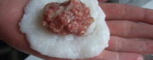 Шаг 2: зраз с рисом и фаршем