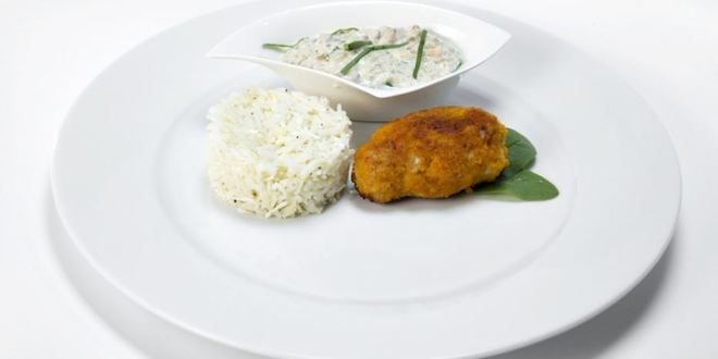 Рецепт зраз с рисом и грибным соусом