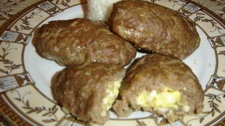 Рецепт Зраз с яичной начинкой