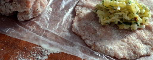 Шаг 4: зраз с яйцом и зеленью