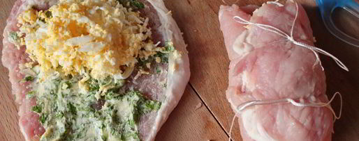 Шаг 3: зраз с яйцом