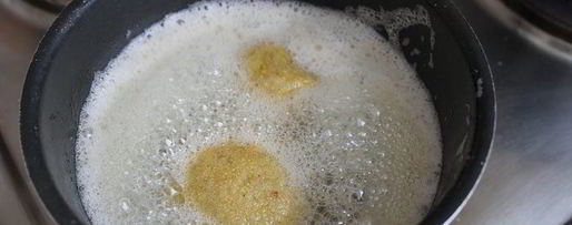 Шаг 5: зраз с зеленым горошком и зеленью