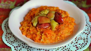 Рецепт Ароматной тыквенной каши с рисом