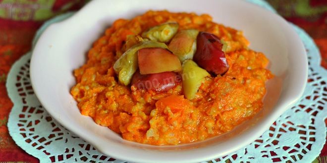 Рецепт ароматной тыквенной каши с рисом