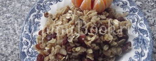 Шаг 4: геркулесовой каши с миндалем и изюмом в мультиварке