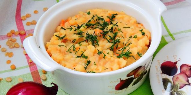 Рецепт гороховой каши с зажаркой