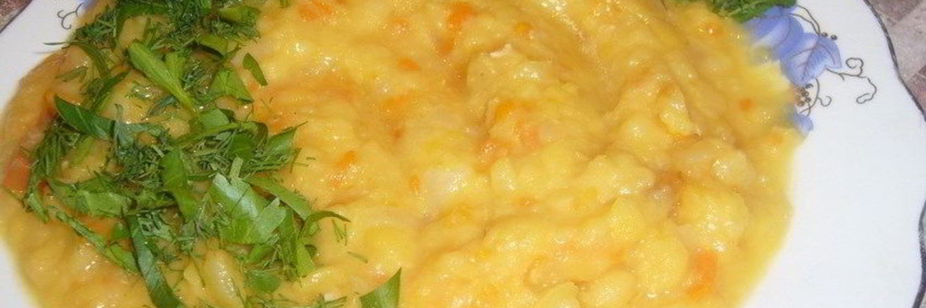 Рецепт Гороховой каши в микроволновке