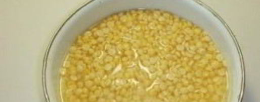 Шаг 1: гороховой каши в микроволновке