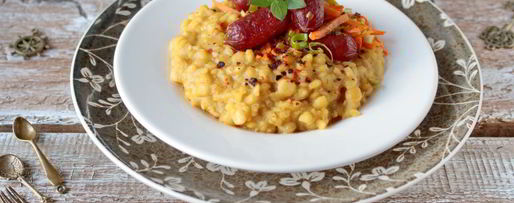 Шаг 4: гороховой каши