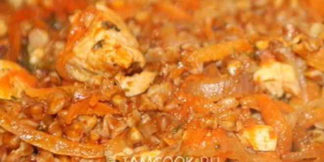 Рецепт гречки по-купечески с курицей