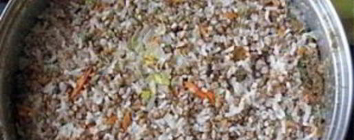 Шаг 2: гречки с брокколи