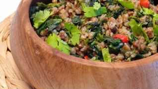 Рецепт Гречки с чили и шпинатом