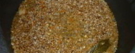 Шаг 2: гречки с говядиной в мультиварке