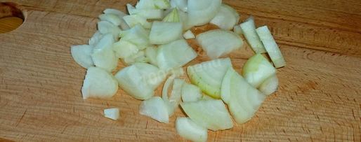 Шаг 1: гречки с грибами и луком