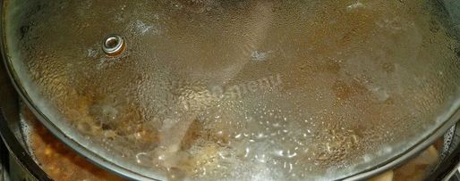 Шаг 9: гречки с грибами и луком