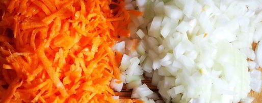 Шаг 1: гречки с грибами и овощами в духовке