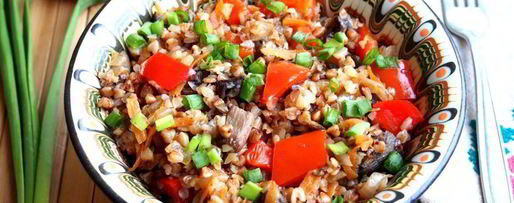 Шаг 10: гречки с грибами и овощами в духовке