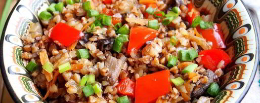 Шаг 9: гречки с грибами и овощами в духовке