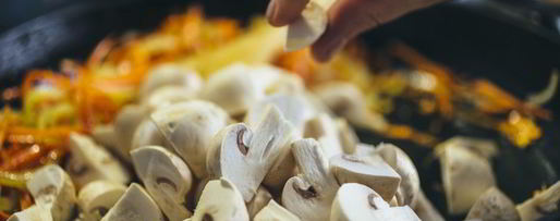 Шаг 4: гречки с грибами и овощами