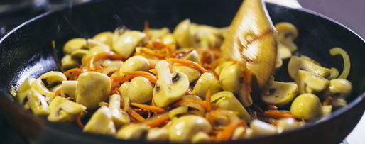 Шаг 5: гречки с грибами и овощами