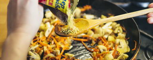 Шаг 6: гречки с грибами и овощами