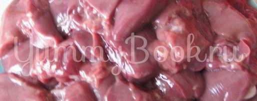 Шаг 5: гречки с грибами, куриной печенью и сердцами в мультиварке