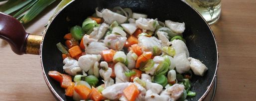 Шаг 1: гречки с курицей в горшочке