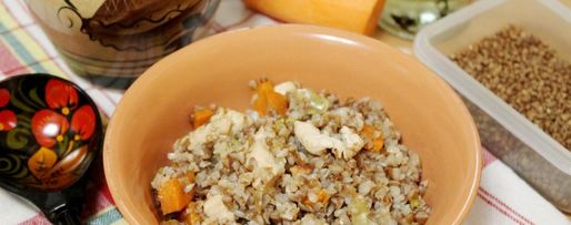 Шаг 5: гречки с курицей в горшочке