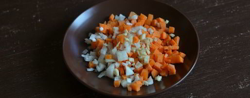 Шаг 1: гречки с курицей