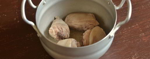 Шаг 2: гречки с курицей