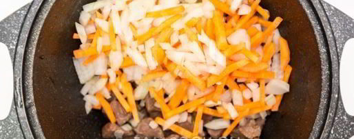 Шаг 6: гречки с мясом и грибами