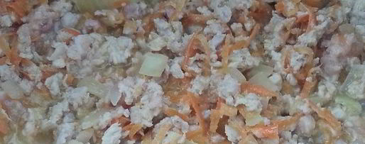 Шаг 2: гречки с мясом