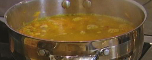 Шаг 6: гречки с овощами, козьим сыром и белым вином