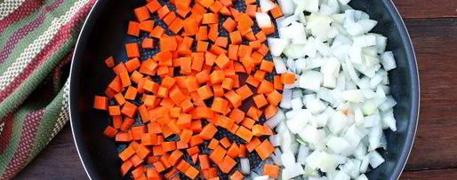 Шаг 4: гречки с овощами в духовке