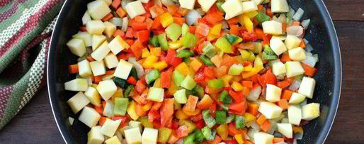 Шаг 5: гречки с овощами в духовке