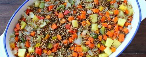 Шаг 8: гречки с овощами в духовке