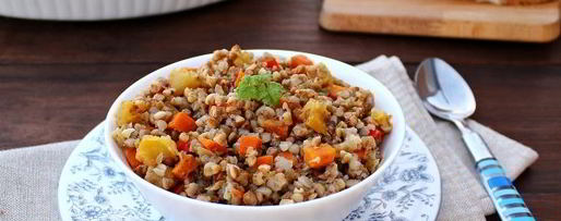 Шаг 10: гречки с овощами в духовке