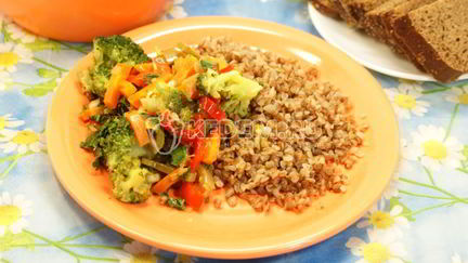 Рецепт Гречки с овощами