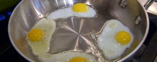 Шаг 3: гречки с перепелиными яйцами и овечьим сыром