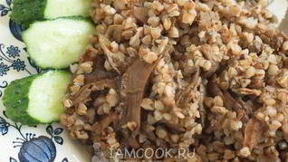Рецепт Гречки с сушеными грибами