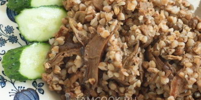 Рецепт гречки с сушеными грибами